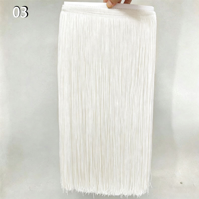 Fringe Ribbon Sewing - 1M 100cm breite Spitzenfransenborte, Quastenborte für