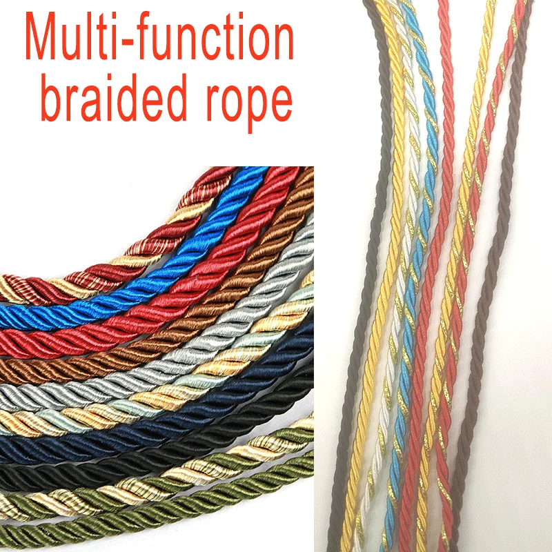Cord Trim Twisted - 3 mm 10 m gedrehte Kordel,