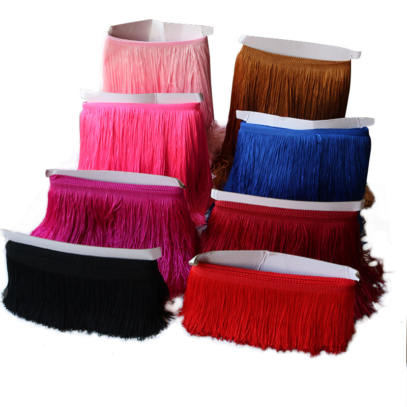 Fringe Ribbon Sewing - 9/15/20/30 cm lange Quasten-Fransenbesatz, 100 %