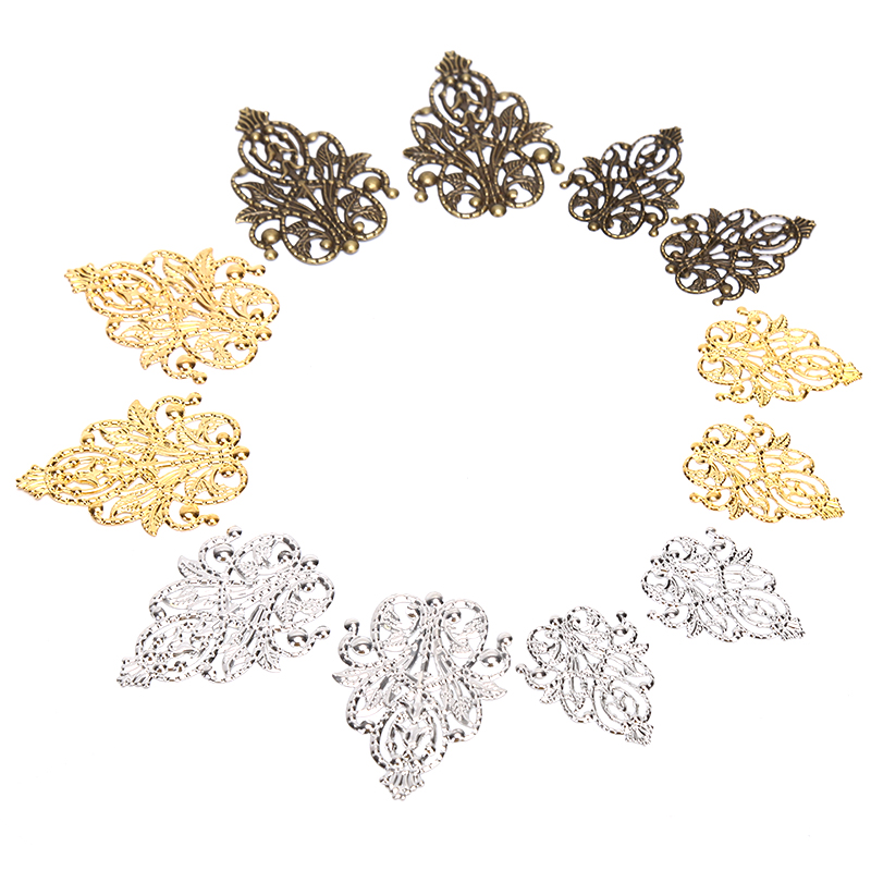 Embellish Craft - Bestseller 20 Stück Gemischte Filigran-Handwerksstücke Hohle
