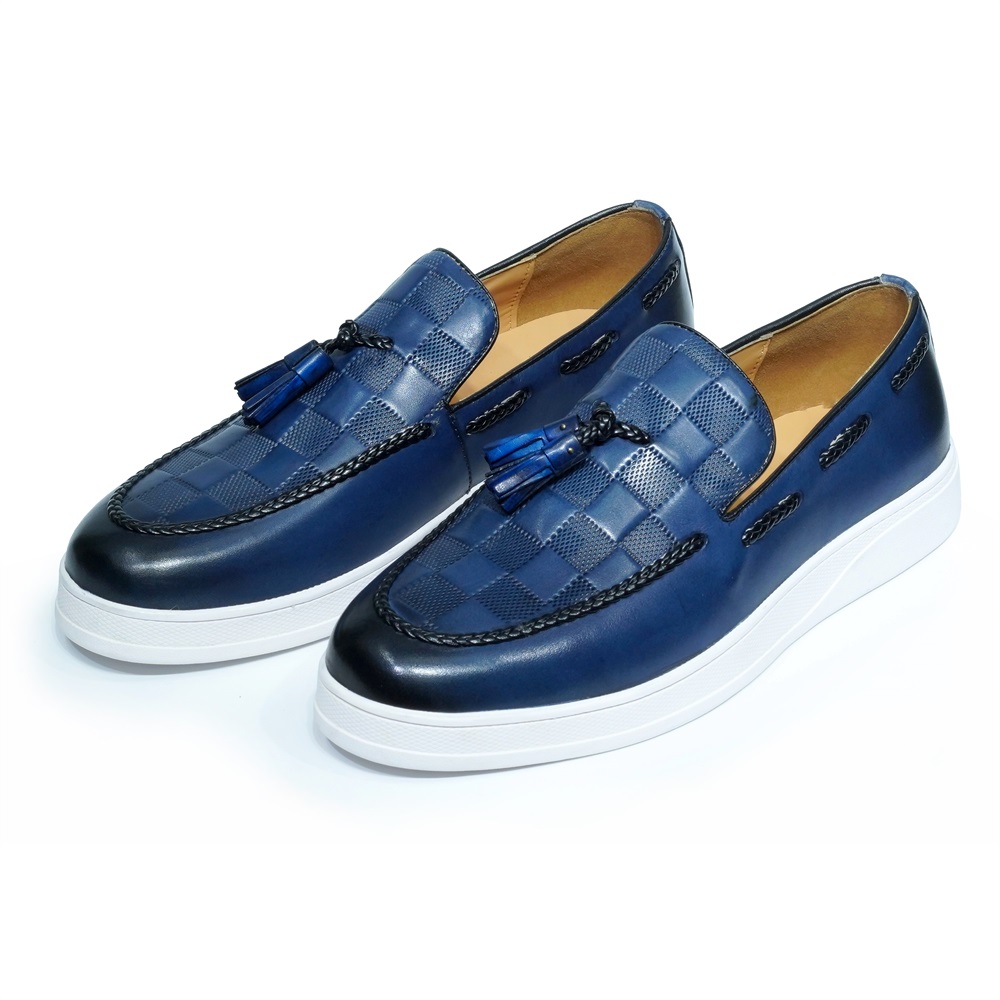 Luxus Herren Quaste Loafer Sch – Tassel Fringe Trim Bewertung und Preis