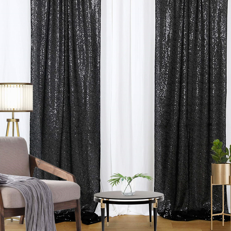 Gold-/silbrige Pailletten-Hint – Sequin Fabric Panel Bewertung und Preis