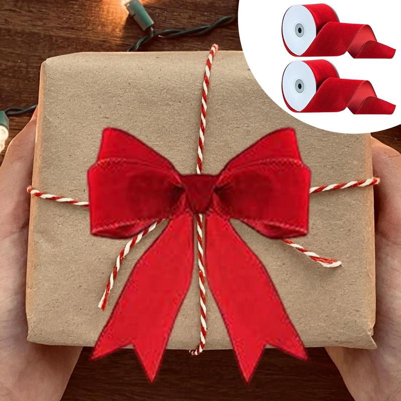 2-Rollen-Verpackung, verdrahte – Velvet Ribbon Roll Bewertung und Preis