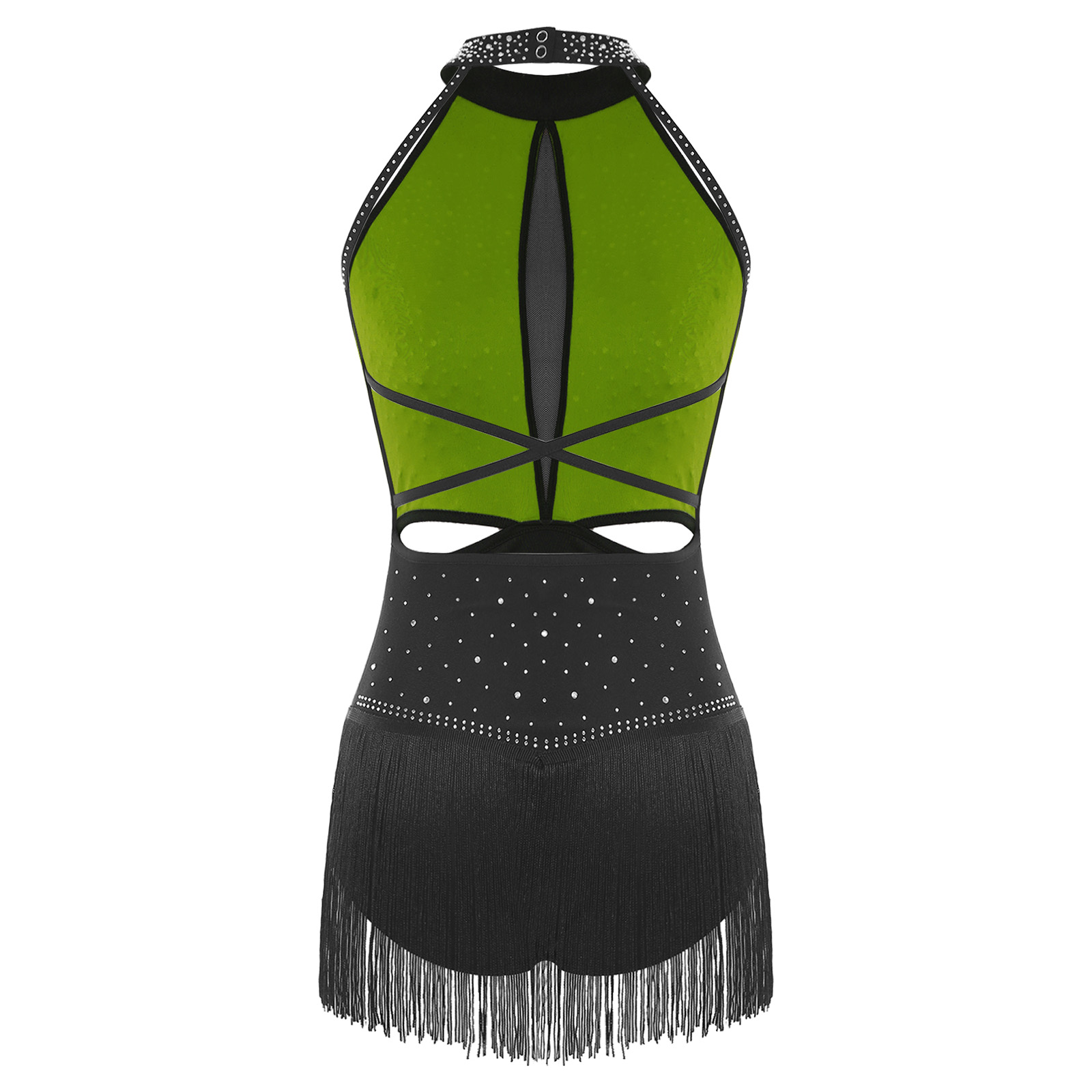 Rhythmische Tanzkleider für Da – Rhinestone Banding Trim Bewertung und Preis