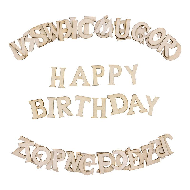 100 stücke Buchstaben Holz Alp – Embellish Craft Bewertung und Preis