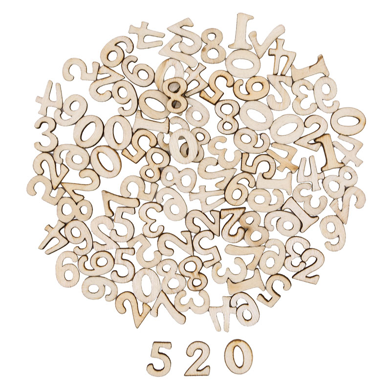 100 stücke Buchstaben Holz Alp – Embellish Craft Bewertung und Preis