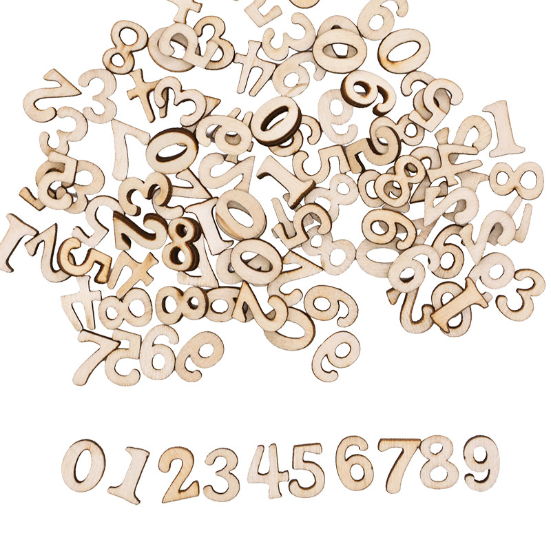 100 stücke Buchstaben Holz Alp – Embellish Craft Bewertung und Preis