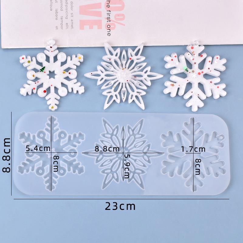 Weihnachten Hohl Schneeflocke  – Christmas Craft Embellishment Bewertung und Preis