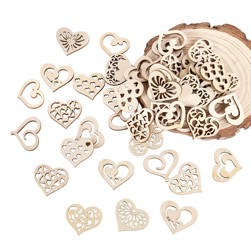 50/100 Stück ausgehöhltes Herz – Embellish Craft Bewertung und Preis