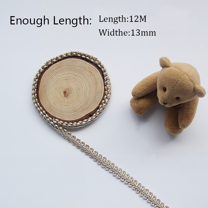 12M Braid Trim Französisch Gim – Fringe Ribbon Sewing Bewertung und Preis