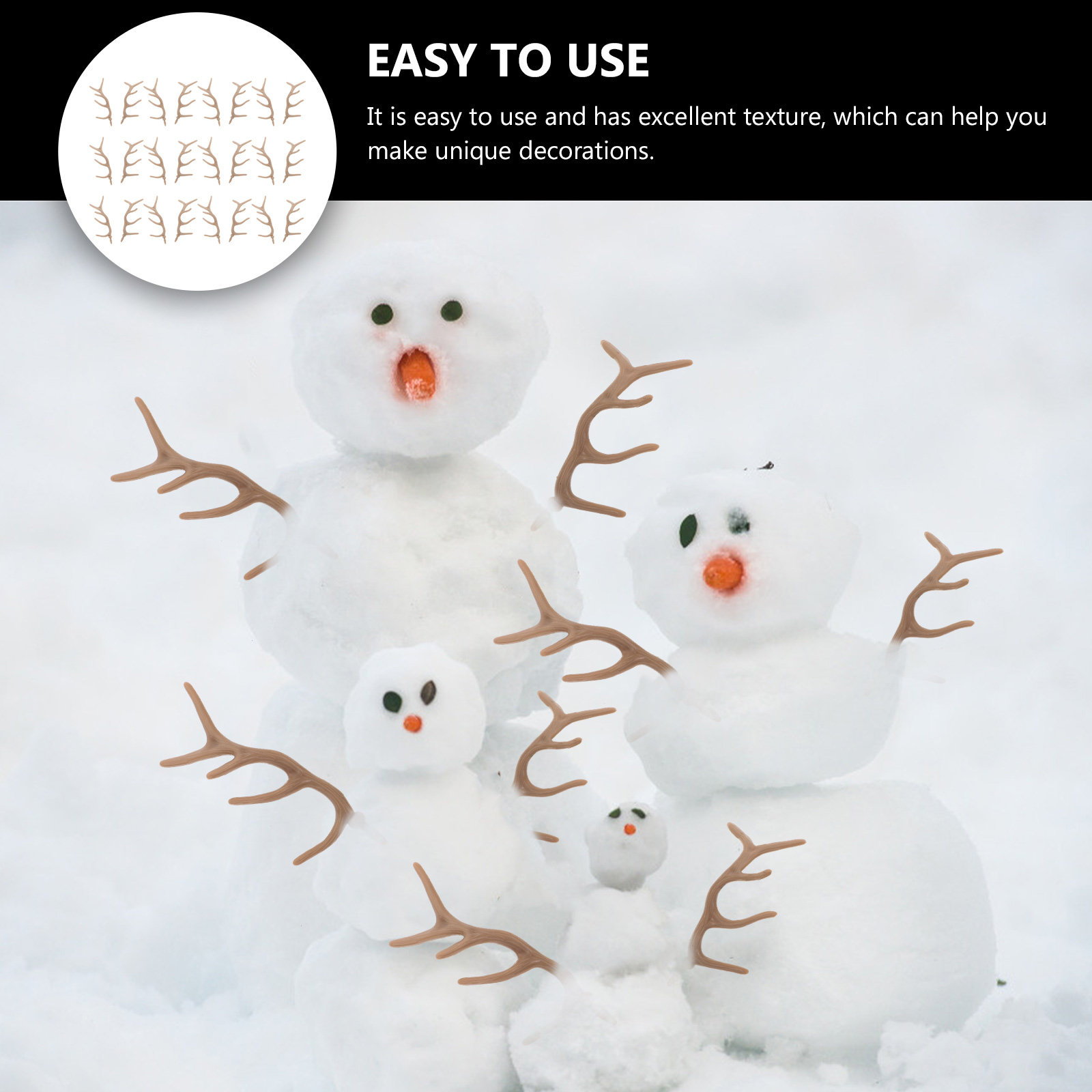 12 Paar Kunststoff-Zweige mit  – Christmas Craft Embellishment Bewertung und Preis