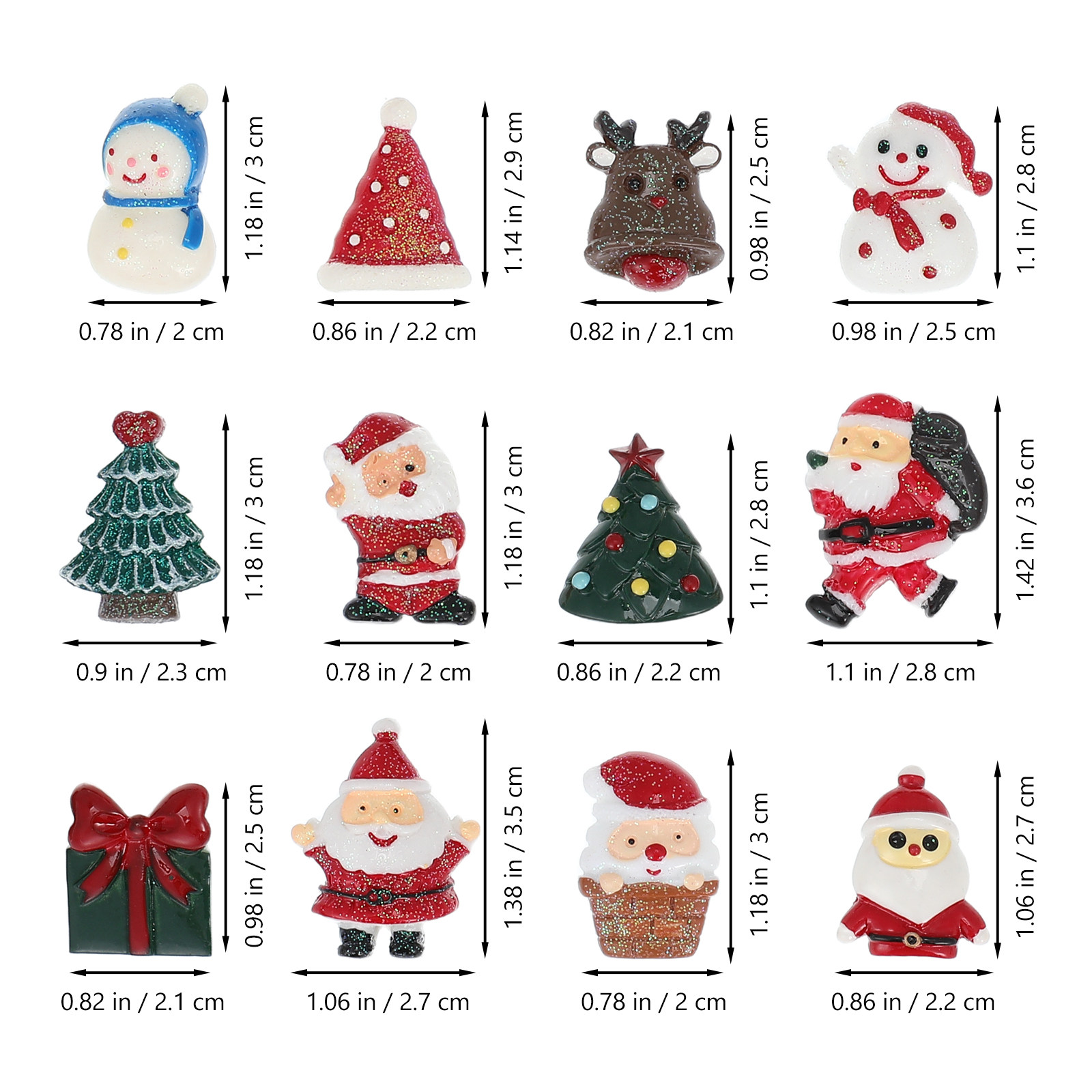 50 Stück Weihnachtsornamente,  – Embellish Craft Bewertung und Preis