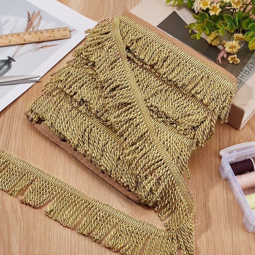 12 Yards x 2,2 Zoll Fransenbes – Tassel Fringe Trim Bewertung und Preis