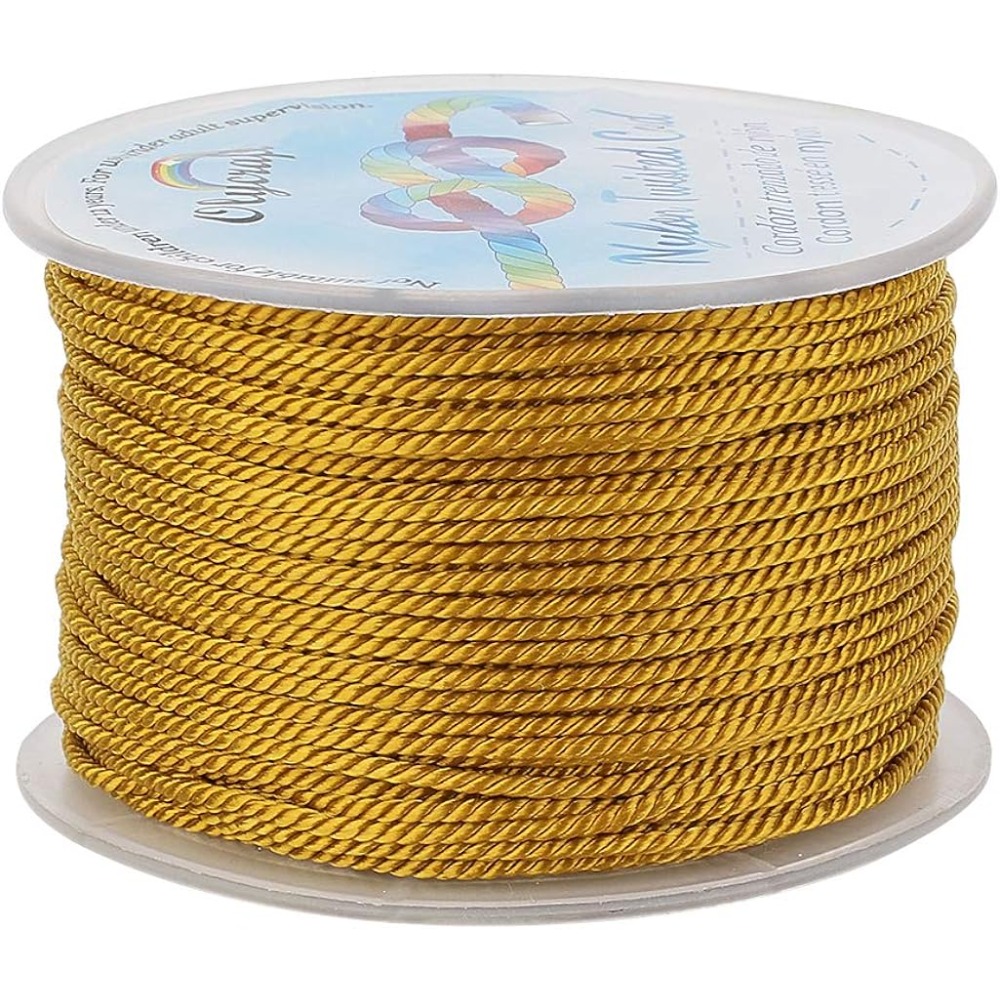 55 Yards 1 mm gedrehte Satin-N – Cord Trim Twisted Bewertung und Preis