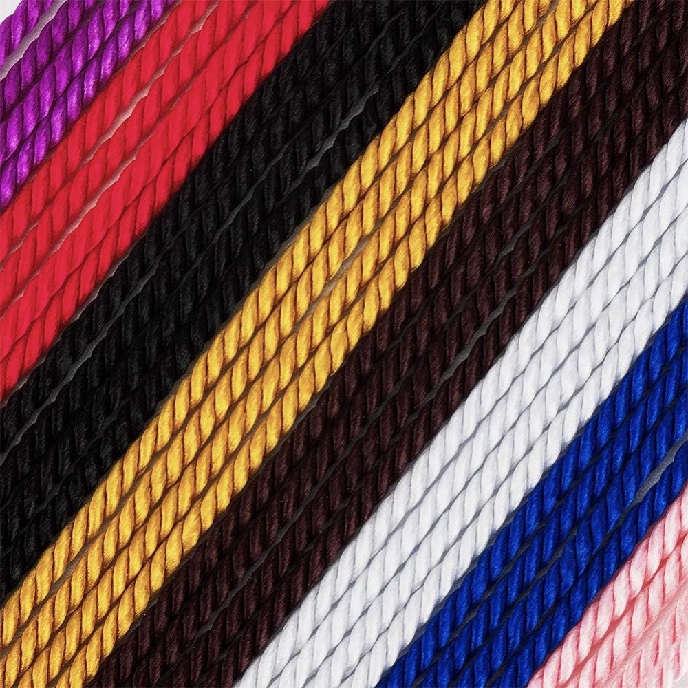 55 Yards 1 mm gedrehte Satin-N – Cord Trim Twisted Bewertung und Preis