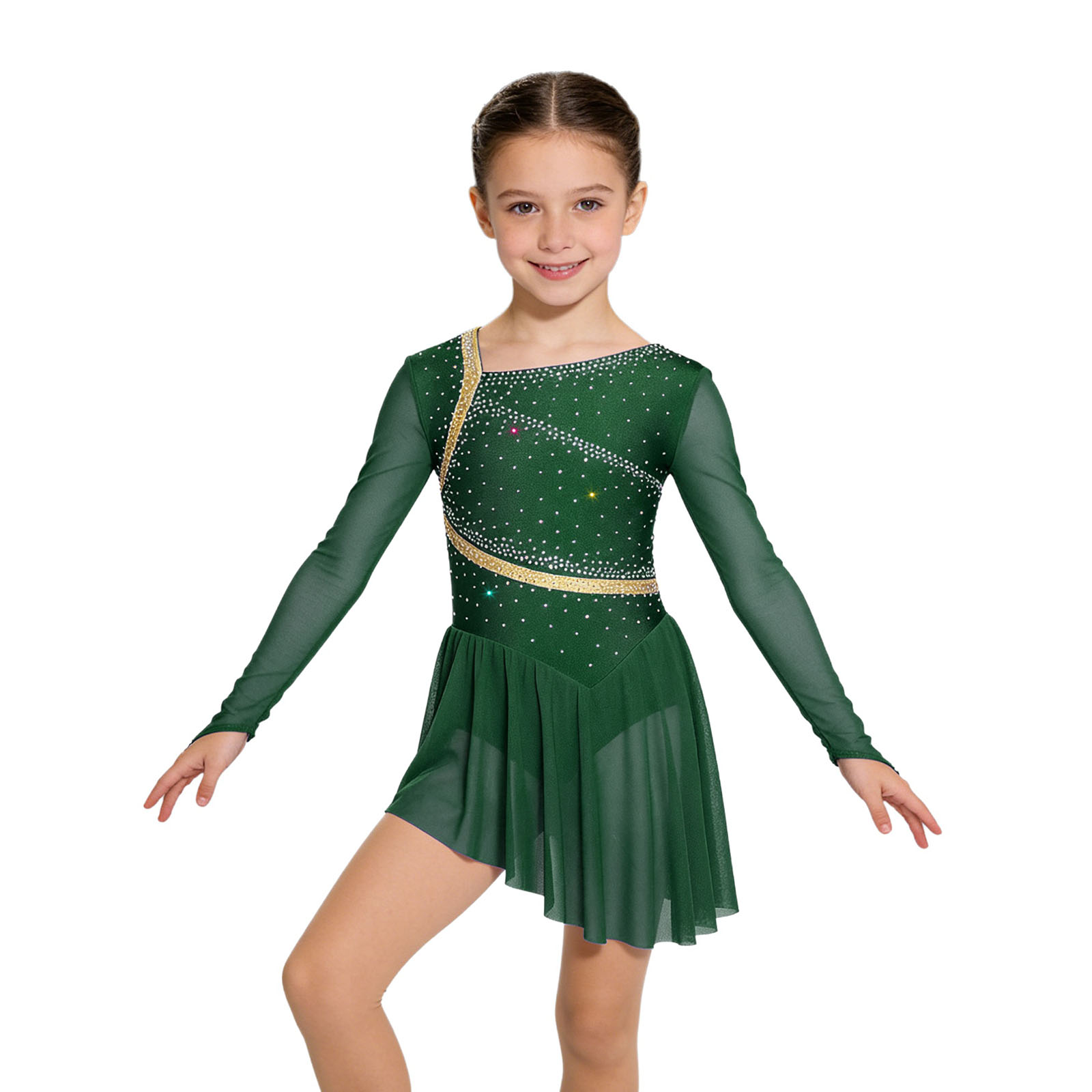Mädchen Eiskunstlauf- und Lyri – Rhinestone Banding Trim Bewertung und Preis