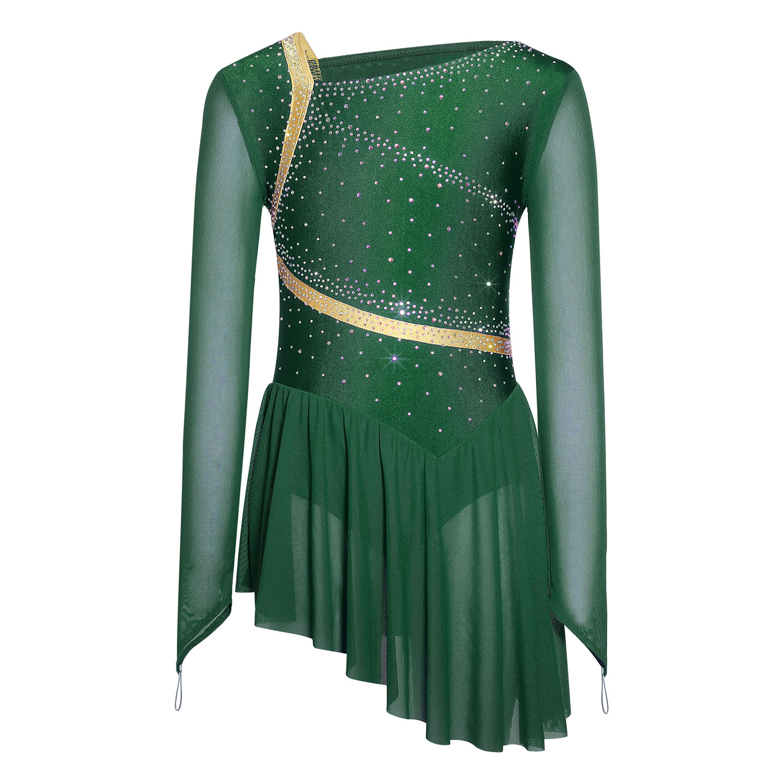 Mädchen Eiskunstlauf- und Lyri – Rhinestone Banding Trim Bewertung und Preis