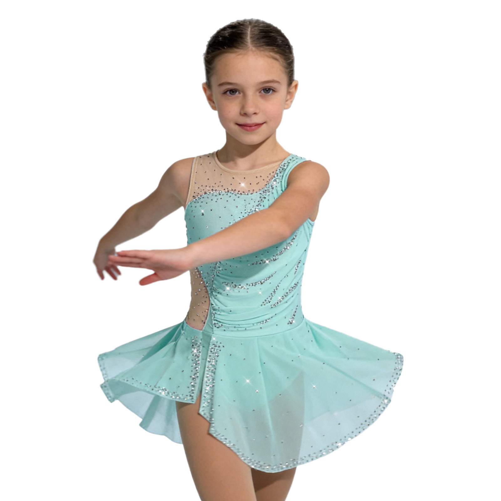 Kinder Mädchen Eiskunstlauf Ta – Rhinestone Banding Trim Bewertung und Preis