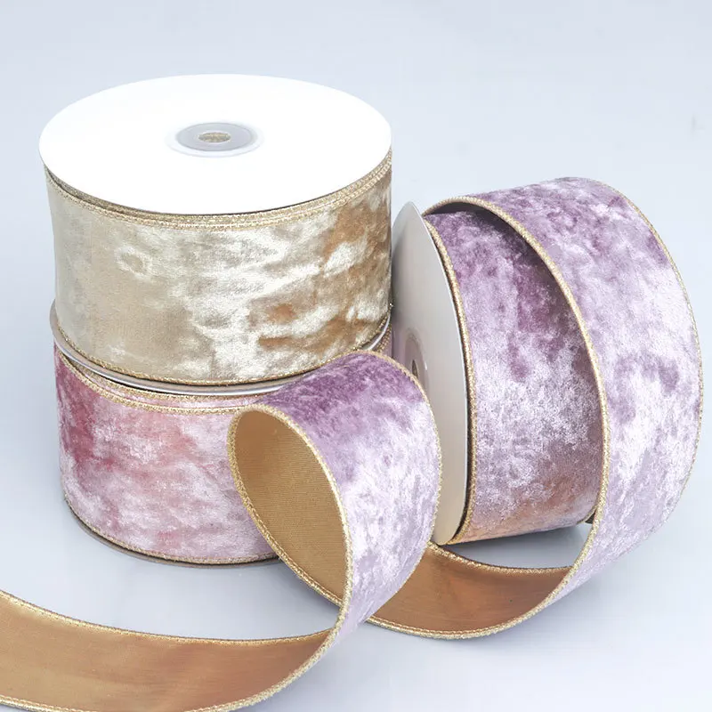 50 mm verdrahtetes, wendbares  – Velvet Ribbon Roll Bewertung und Preis