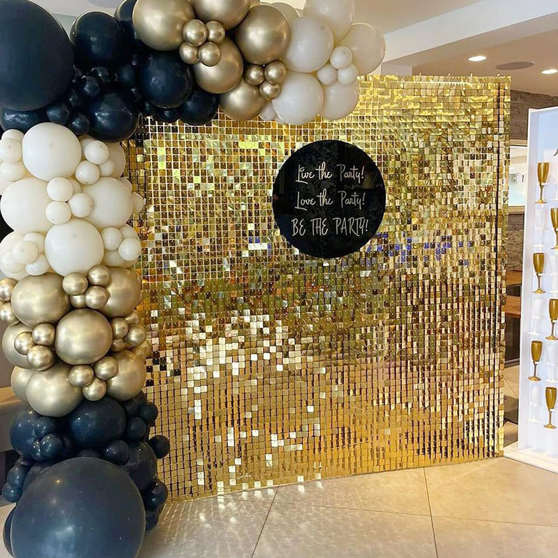 6-27 Stück hellgoldene schimme – Sequin Fabric Panel Bewertung und Preis