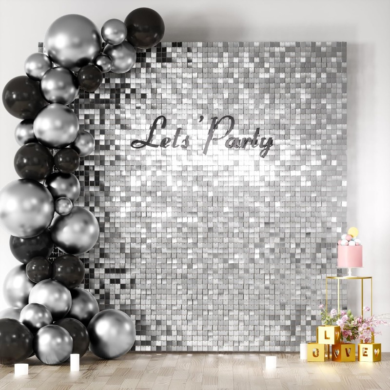12/16/18/24 Stück Schimmernde  – Sequin Fabric Panel Bewertung und Preis