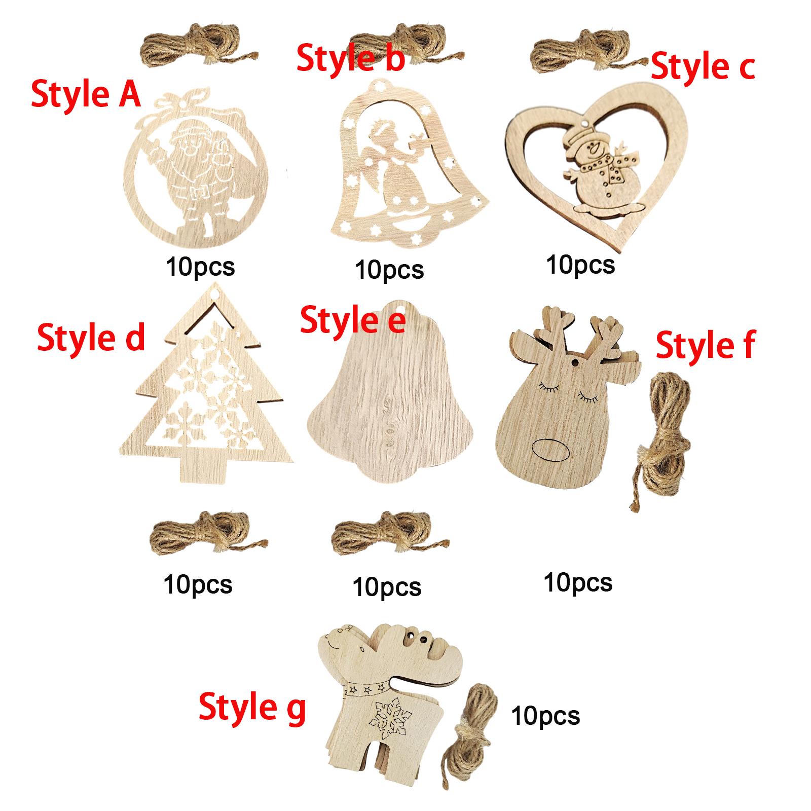Unfertige Holzausschnitte Weih – Christmas Craft Embellishment Bewertung und Preis
