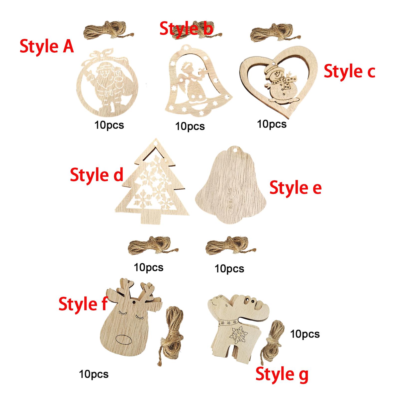 Unfertige Holzausschnitte Weih – Christmas Craft Embellishment Bewertung und Preis