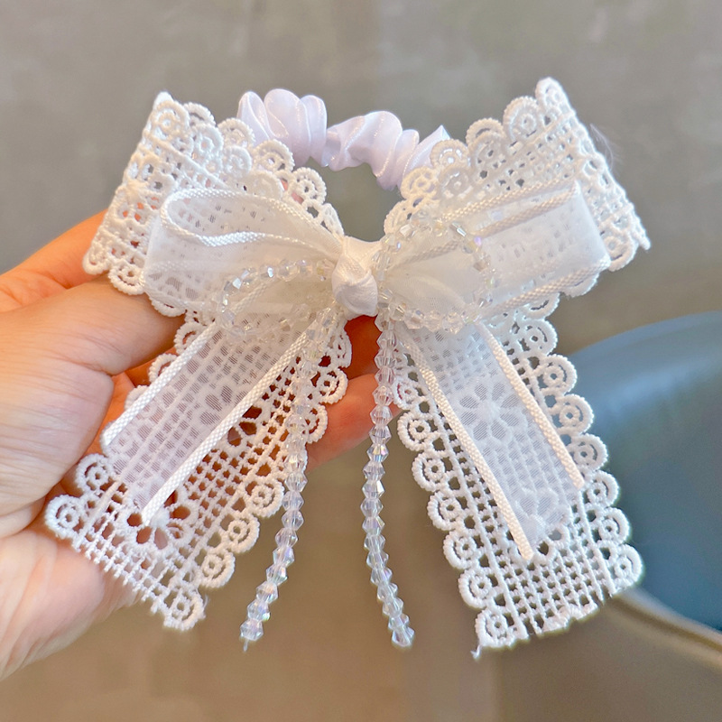 Elastische Haargummis mit weiß – Tassel Fringe Trim Bewertung und Preis