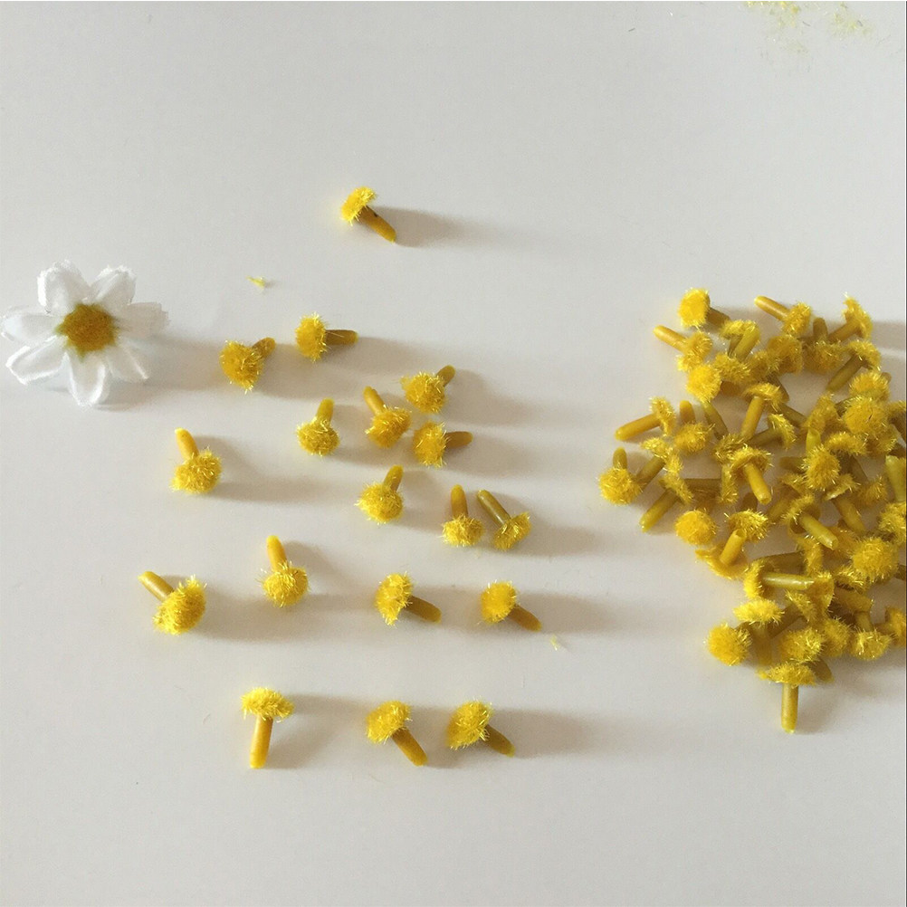 200 Stück Sonnenblumen-Staubge – Embellishment Crafts Bewertung und Preis