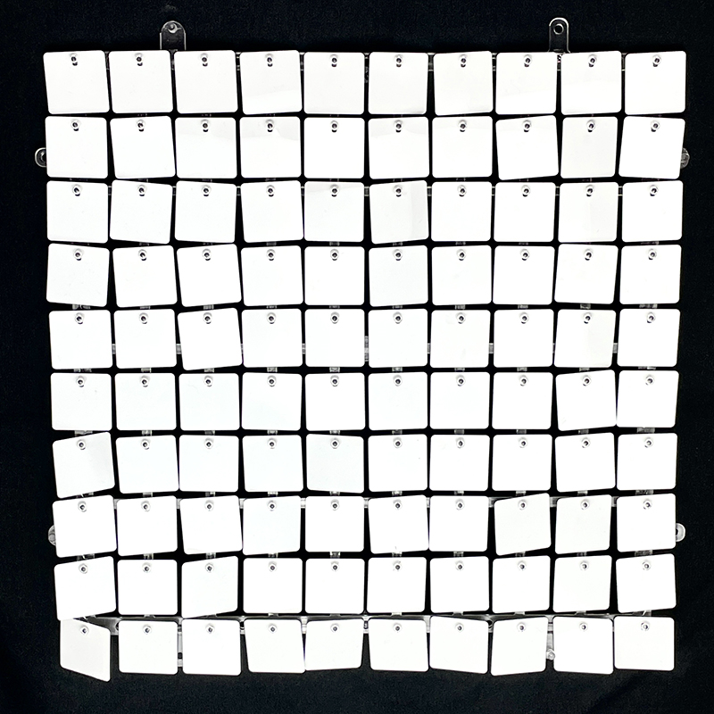 9/12/16/18 stücke weiße Paille – Sequin Fabric Panel Bewertung und Preis