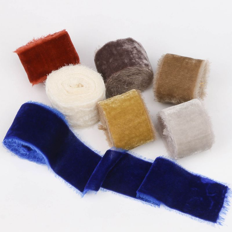 1M/Rolle Beflockung Hand Zerre – Velvet Ribbon Roll Bewertung und Preis