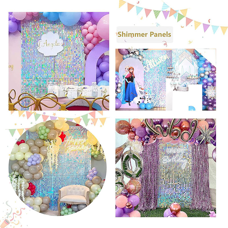 Schimmernde Wandhintergrund-Pa – Sequin Fabric Panel Bewertung und Preis