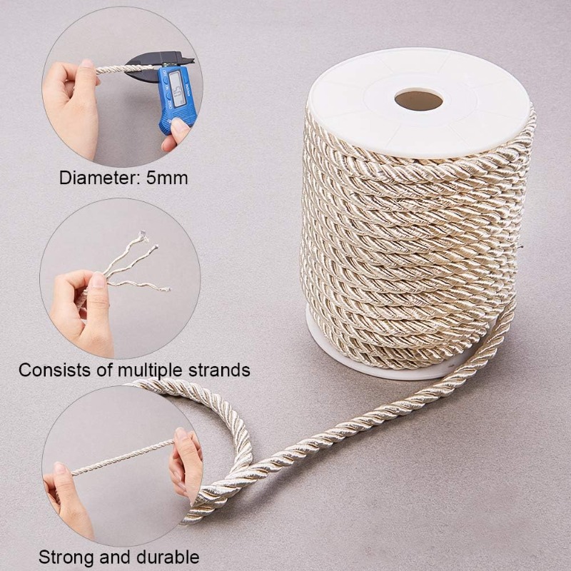 Ungefähr 50 Fuß Bastel-Nylonse – Cord Trim Twisted Bewertung und Preis