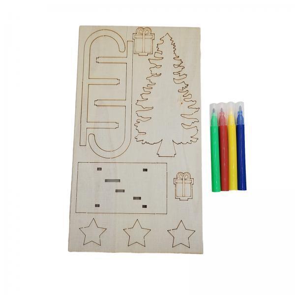3x DIY Holzhandwerk Weihnachts – Christmas Craft Embellishment Bewertung und Preis
