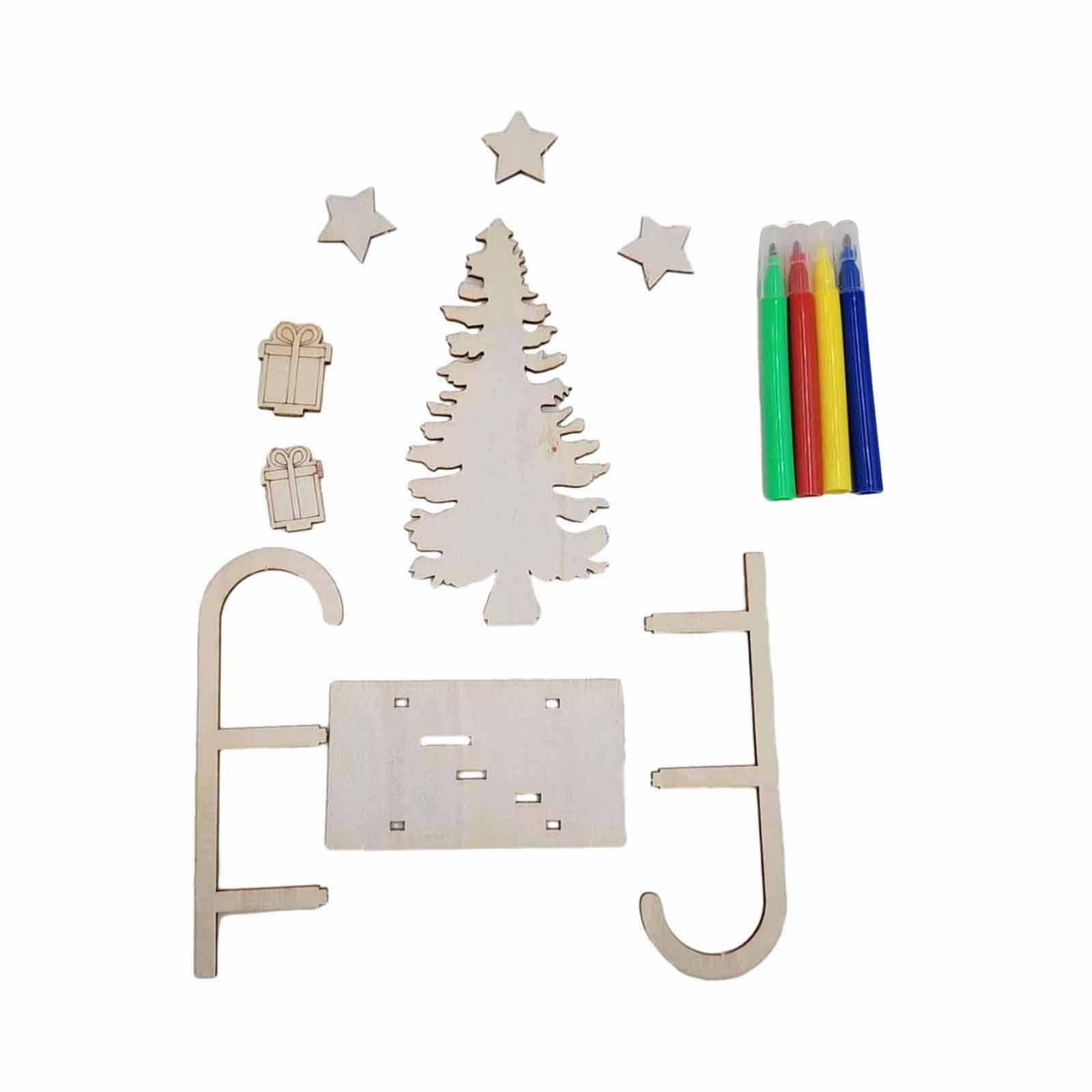 3x DIY Holzhandwerk Weihnachts – Christmas Craft Embellishment Bewertung und Preis