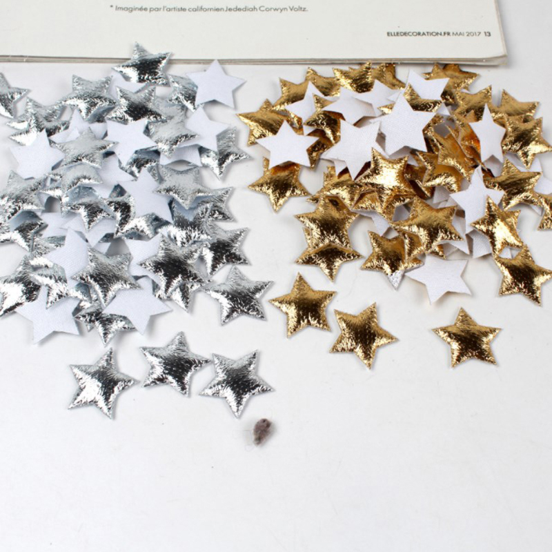 100 Stück Gold/Silber Sterne f – Christmas Craft Embellishment Bewertung und Preis